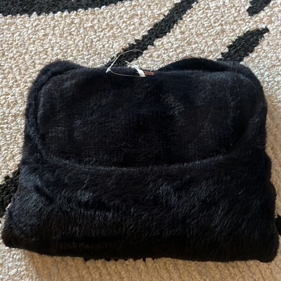 Free people square neck black sweater - Picture 8 of 12